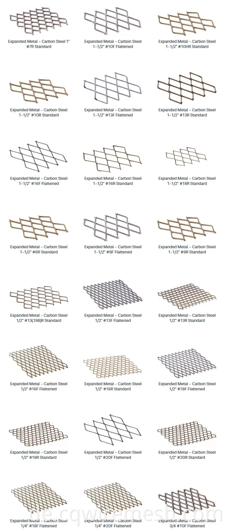 Amazon Vidaxl Choice Standard abgeflachtes dekoratives Stahlpaneel erweitertes Metallnetz (EM)